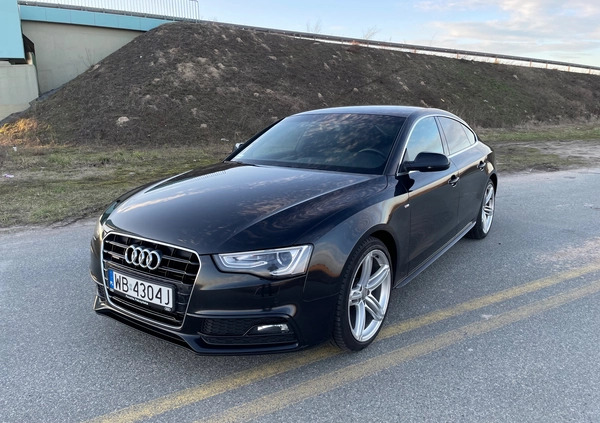 Audi A5 cena 79950 przebieg: 159980, rok produkcji 2013 z Świebodzin małe 232